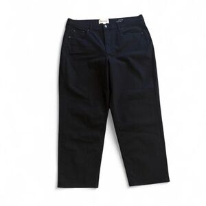 Boden Women’s Mid Rise Taper Black Denim